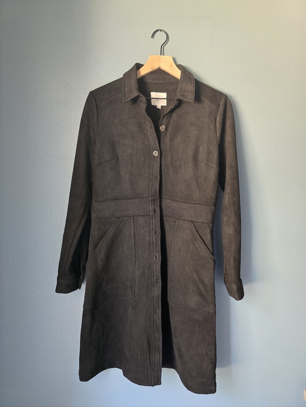 Black Suede Dress